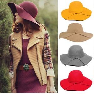 C.C Bow Band Wool Felt Hat